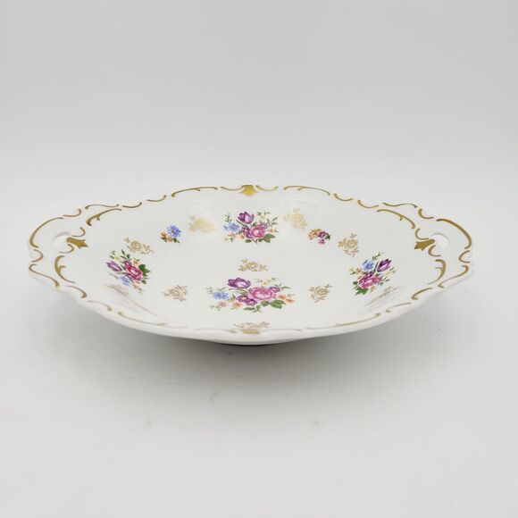 Reichenbach Vtg Porcelain Handled Serving Bowl/Plate German Democratic Republic - Picture 5 of 10